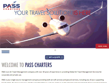 Tablet Screenshot of passcharters.com